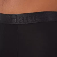 Hanes Originals Supersoft Mens 3 Pack Cooling Multi-Pack Comfort Waistband Trunks Uo2ta3