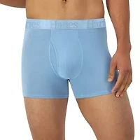 Hanes Originals Supersoft Mens 3 Pack Cooling Multi-Pack Comfort Waistband Trunks Uo2ta3