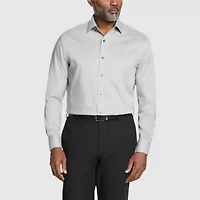 Van Heusen Ultra Flex Mens Regular Fit Stretch Fabric Wrinkle Free Long Sleeve Dress Shirt