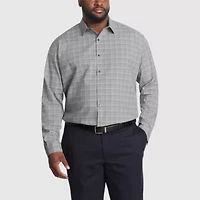 Van Heusen Comfort Performance Big And Tall Mens Regular Fit Stretch Fabric Wrinkle Free Long Sleeve Dress Shirt