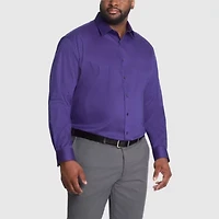 Van Heusen Big and Tall Everyday Defense Mens Classic Fit Stretch Fabric Wrinkle Free Long Sleeve Dress Shirt