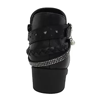 Pop Big Kid Girls Patty Block Heel Booties