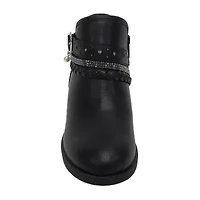 Pop Big Kid Girls Patty Block Heel Booties