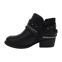Pop Big Kid Girls Patty Block Heel Booties