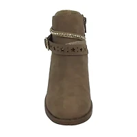 Pop Big Kid Girls Wendy Block Heel Booties
