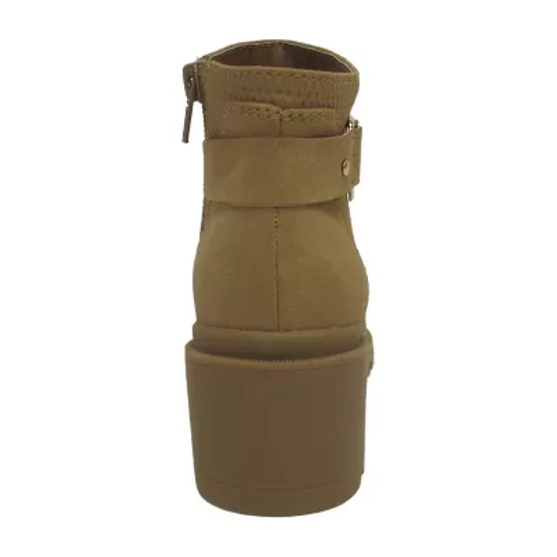 Pop Big Kid Girls Youthful Block Heel Booties