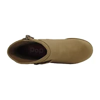 Pop Big Kid Girls Youthful Block Heel Booties