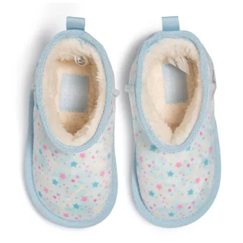 Ground Up Toddler Girls Disney Princess Cozy Boot Flat Heel Winter Boots