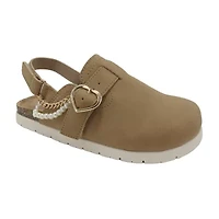Pop Brystol Little & Big Kid Girls Round Closed Toe Mules