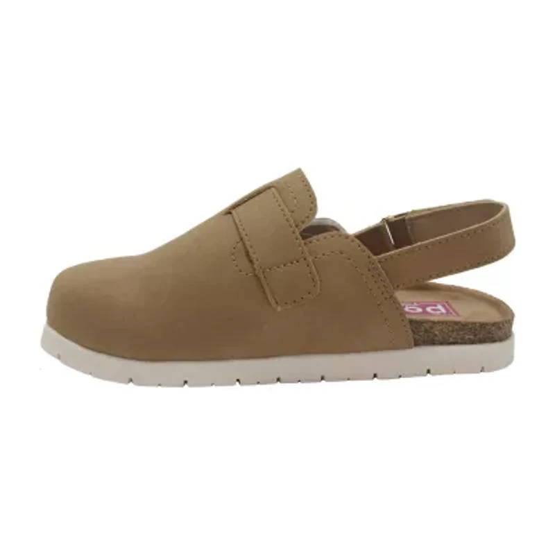 Pop Brystol Little & Big Kid Girls Round Closed Toe Mules