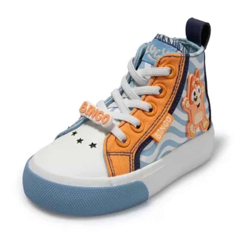 Ground Up Bluey High Top Toddler Unisex Sneakers