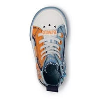 Ground Up Bluey High Top Toddler Unisex Sneakers