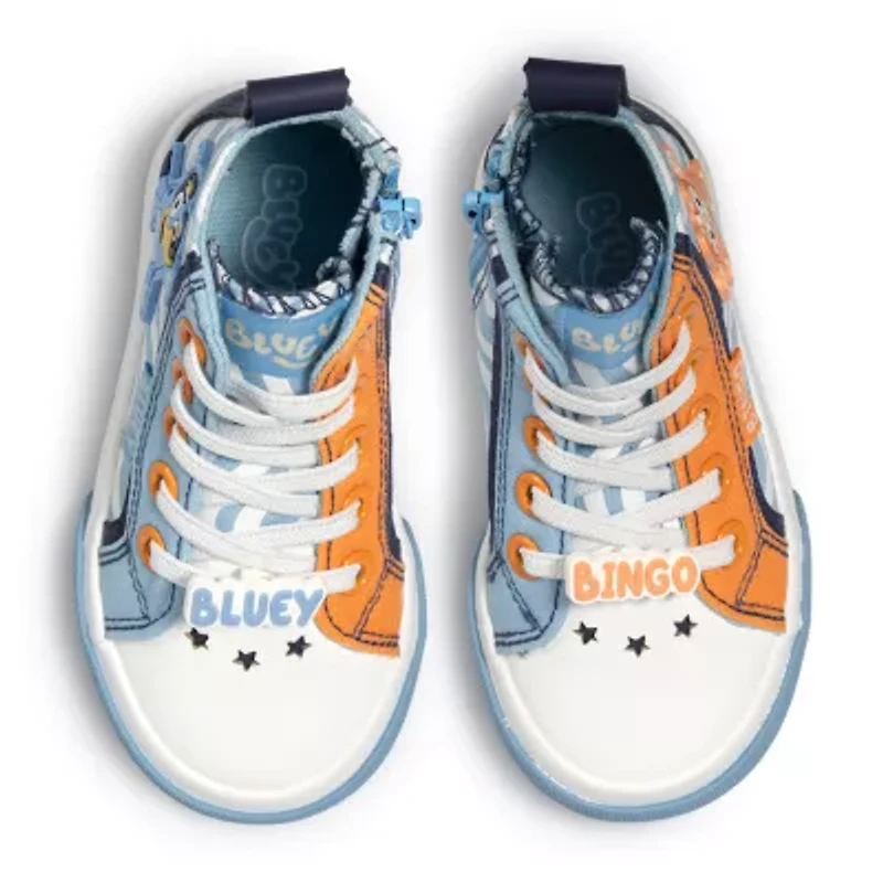 Ground Up Bluey High Top Toddler Unisex Sneakers