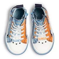 Ground Up Bluey High Top Toddler Unisex Sneakers