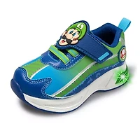 Ground Up Mario And Luigi Lighted Toddler Boys Sneakers