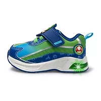 Ground Up Mario And Luigi Lighted Toddler Boys Sneakers