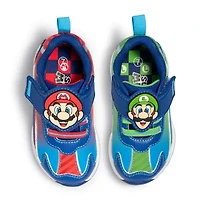 Ground Up Mario And Luigi Lighted Toddler Boys Sneakers
