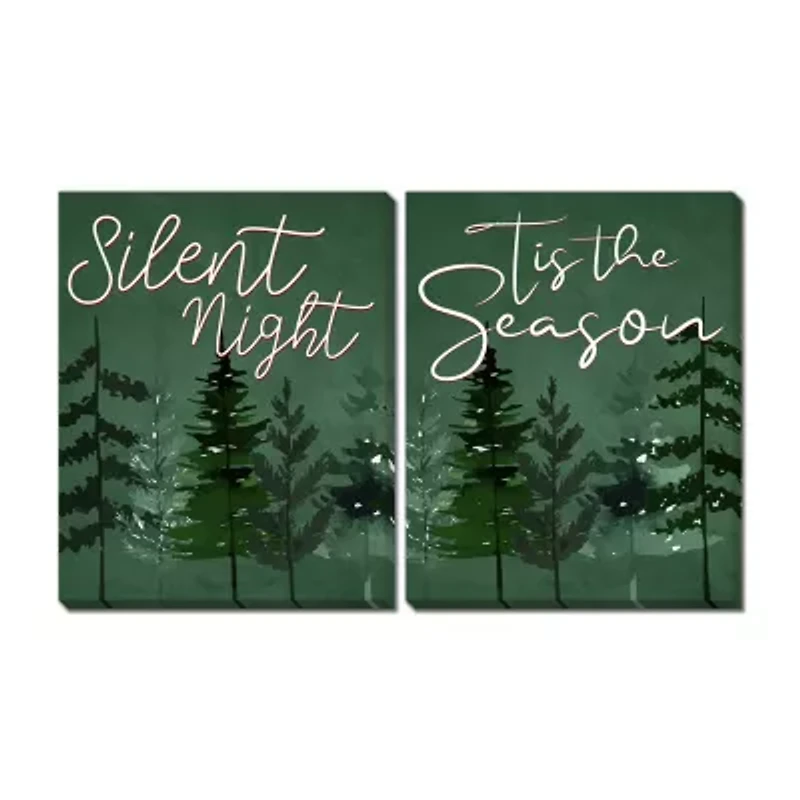 Streamline Art Season Whispers Set Canvas Art
