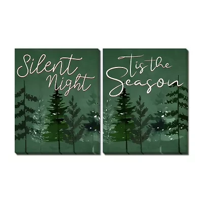 Streamline Art Season Whispers Set Canvas Art