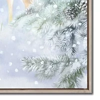 Streamline Art Forest Fawn Canvas Art