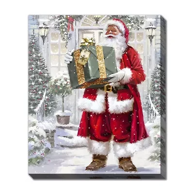 Streamline Art Santa Delivery Canvas Art