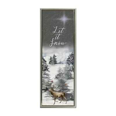 Streamline Art Let It Snow Canvas Art