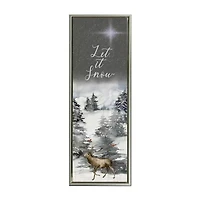 Streamline Art Let It Snow Canvas Art