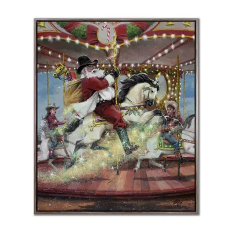 Streamline Art Merry Go Round Canvas Art