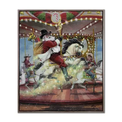 Streamline Art Merry Go Round Canvas Art