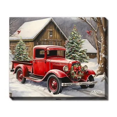 Streamline Art Truck Ii Canvas Art