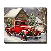 Streamline Art Truck Ii Canvas Art