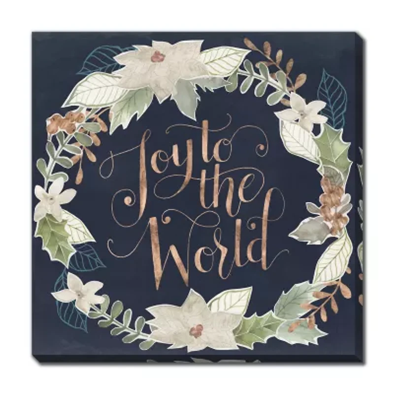 Streamline Art Joy To The World Canvas Art