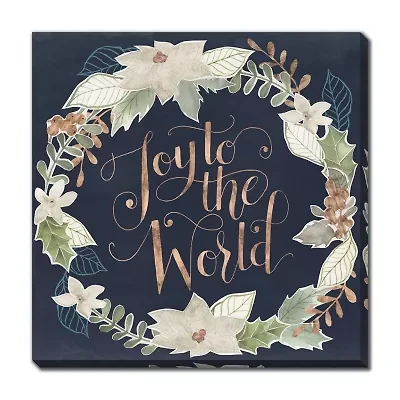 Streamline Art Joy To The World Canvas Art