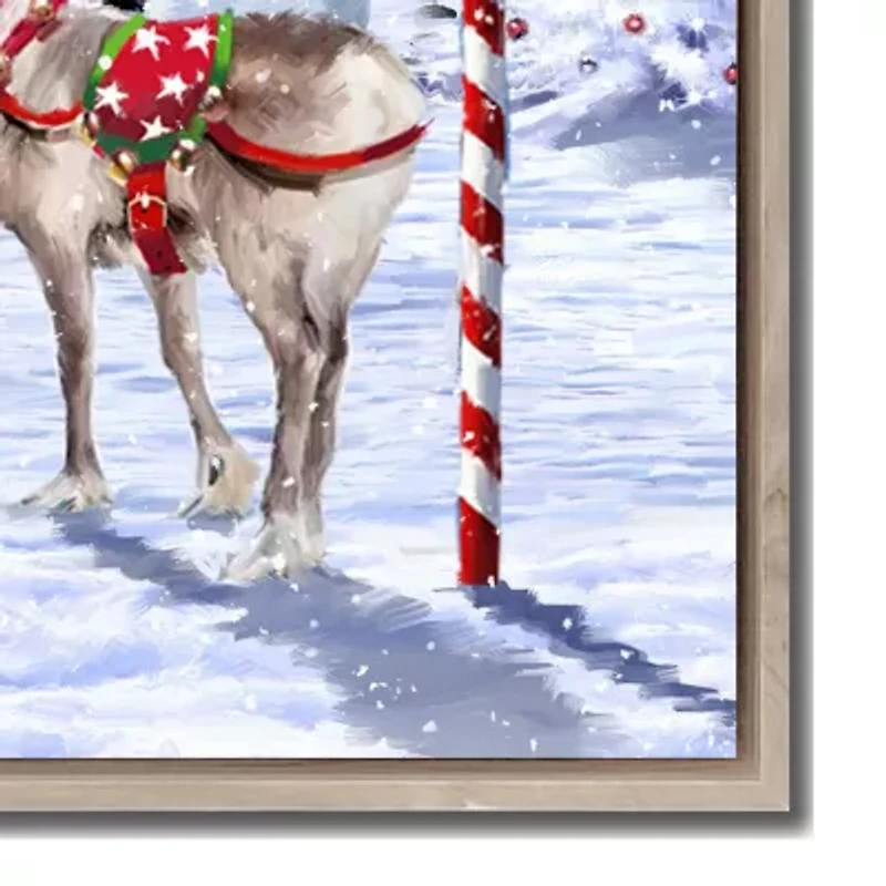 Streamline Art Santas Workshop Canvas Art