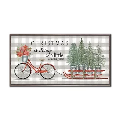 Streamline Art Sleigh Canvas Art