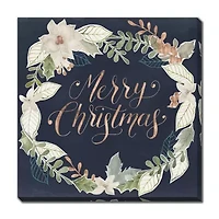 Streamline Art Wreath Canvas Art