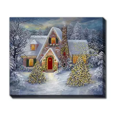 Streamline Art Cottage Canvas Art