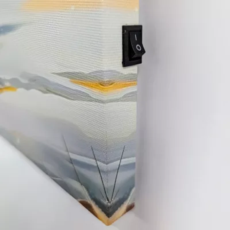 Streamline Art Cottage Led Light Up Canvas Art