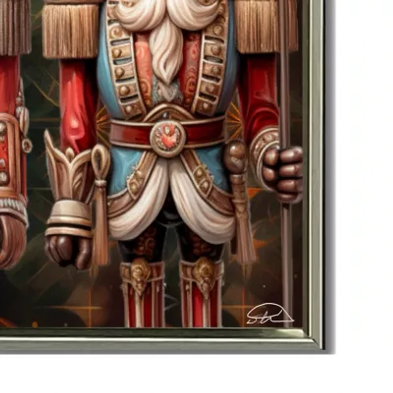 Streamline Art Nutcracker Trio Canvas Art