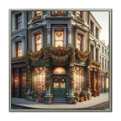 Streamline Art Storefront Canvas Art