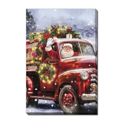 Streamline Art Santas Truck Canvas Art