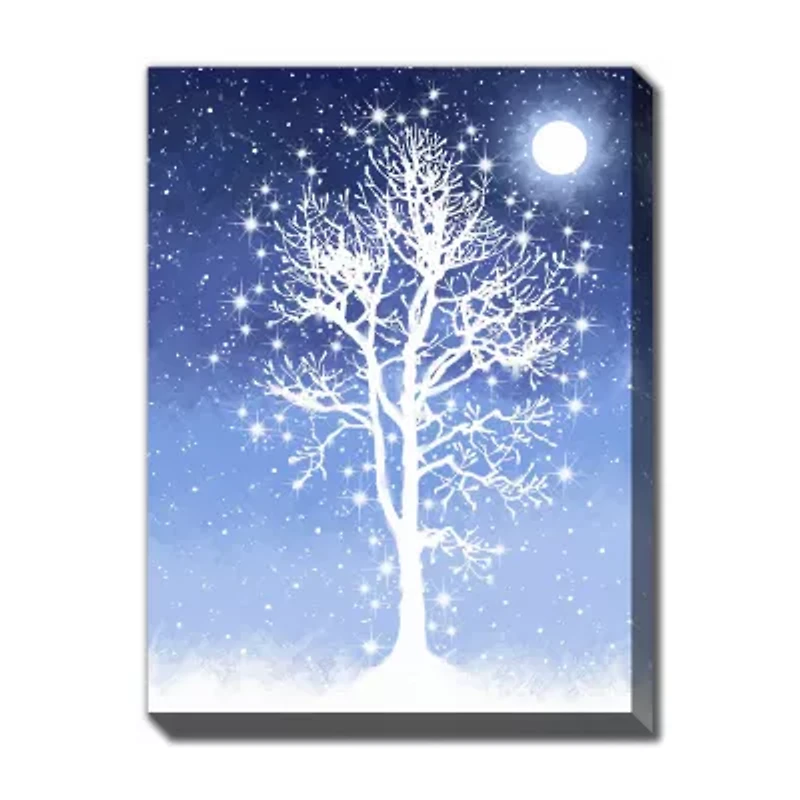 Streamline Art White Tree Canvas Art