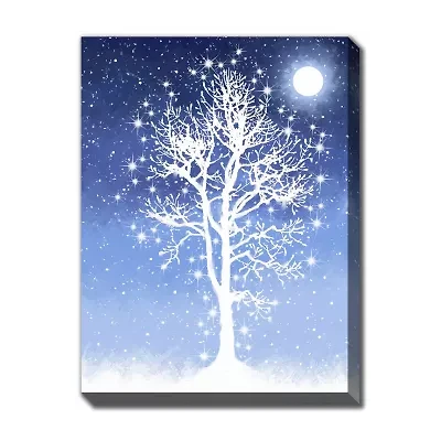 Streamline Art White Tree Canvas Art