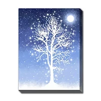 Streamline Art White Tree Canvas Art