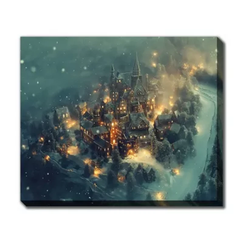 Streamline Art Santa View Canvas Art