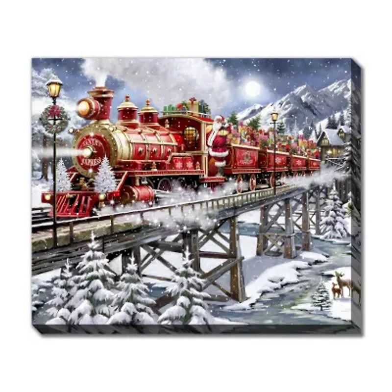 Streamline Art Holiday Express Canvas Art