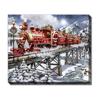 Streamline Art Holiday Express Canvas Art