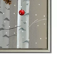 Streamline Art Birch Birds I Canvas Art