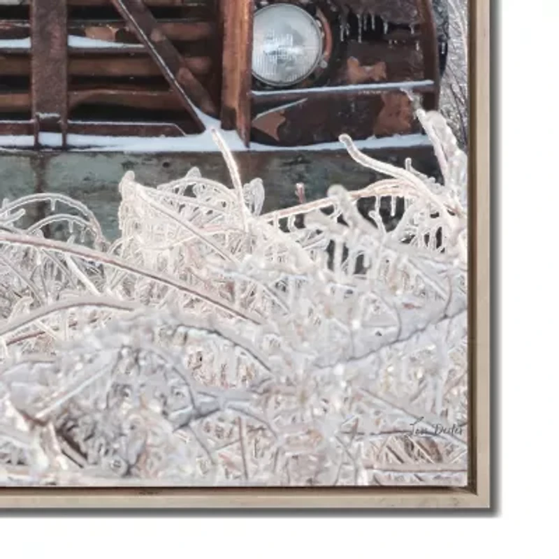 Streamline Art Icy Rustic Truck Canvas Art