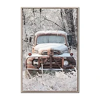 Streamline Art Icy Rustic Truck Canvas Art